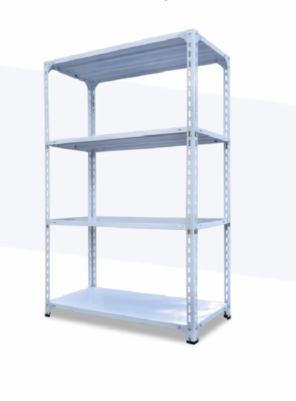 Angle Iron Steel Metal 5 Tier Warehouse Storage Racks Garage Shelves Unit